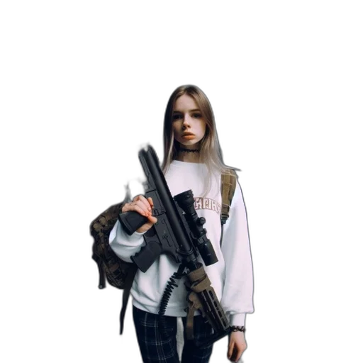 weapon, jacket, robot, sword transparent PNG cut-out