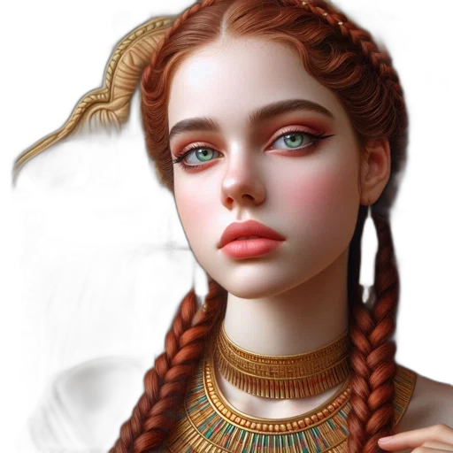 jewelry, face, hair, crown transparent PNG cut-out