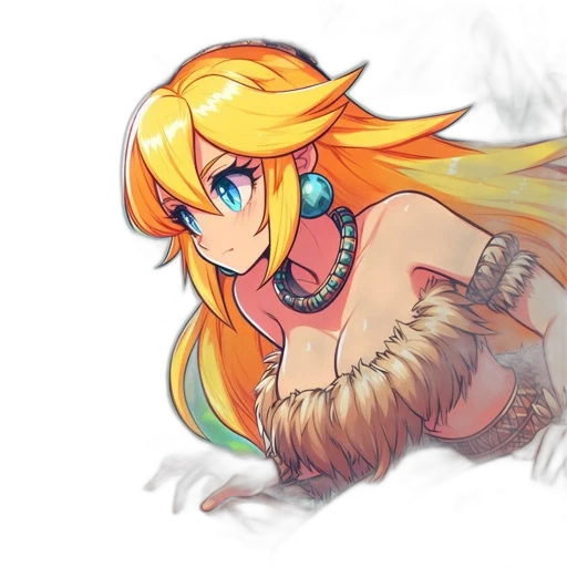 dragon, staff, weapon, hair transparent PNG cut-out