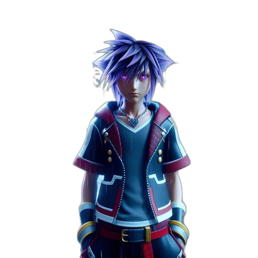 jacket, staff, concept art, 3d render transparent PNG cut-out