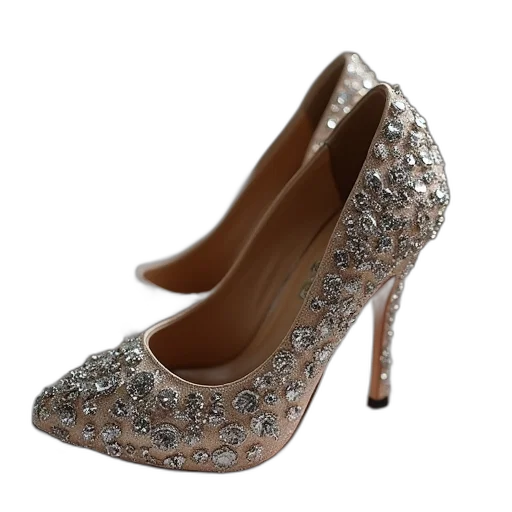 shoes, jewelry, jewel, embellished transparent PNG cut-out