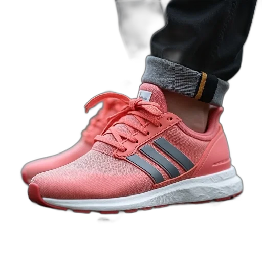 shoes, 3d render, photorealistic, red transparent PNG cut-out