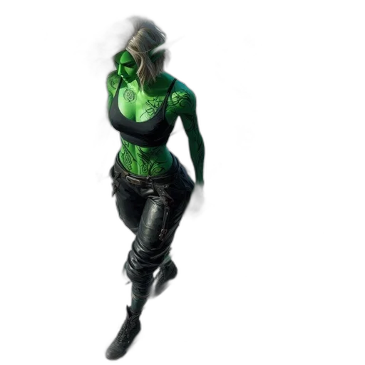 mask, staff, creature, concept art transparent PNG cut-out