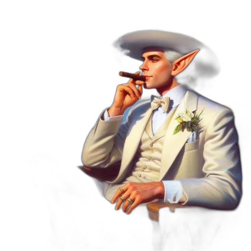 hat, face, staff, dragon transparent PNG cut-out