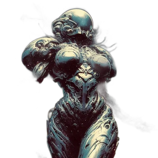 robot, creature, dress, concept art transparent PNG cut-out