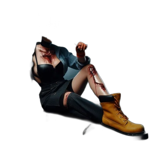 shoes, staff, weapon, dress transparent PNG cut-out