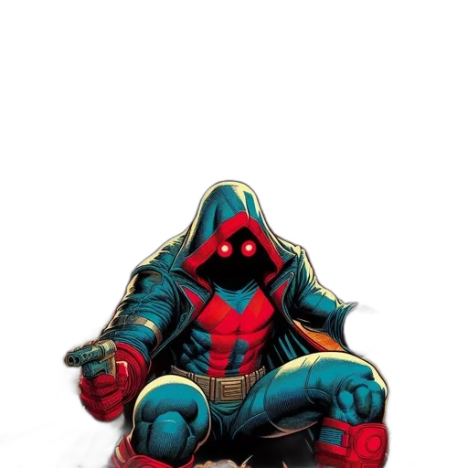 mask, jacket, robot, weapon transparent PNG cut-out