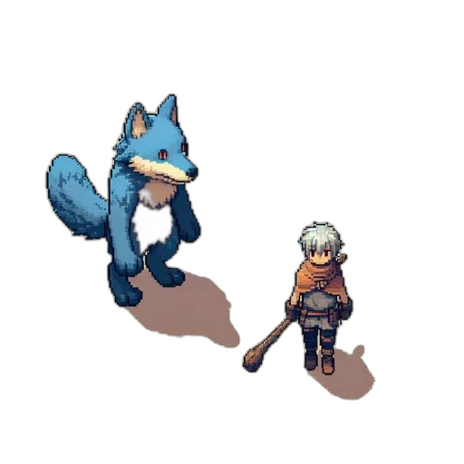 creature, dragon, staff, animal transparent PNG cut-out