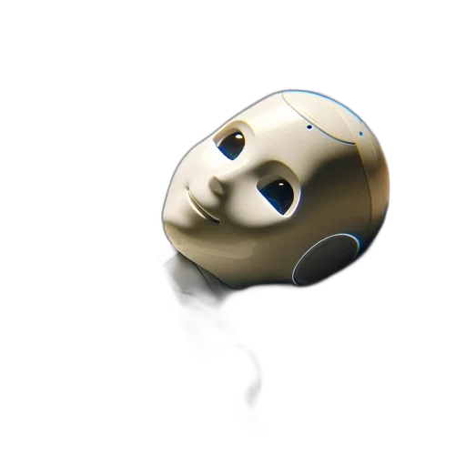 robot, mask, face, creature transparent PNG cut-out