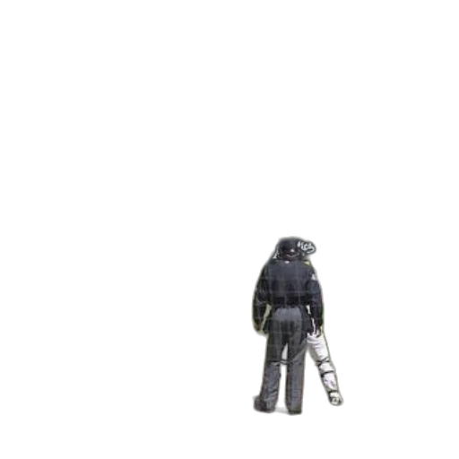 robot, staff, weapon, creature transparent PNG cut-out