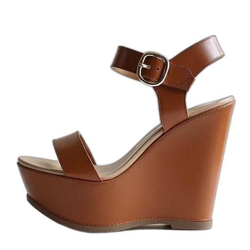 shoes, 3d render, earth tones, women transparent PNG cut-out