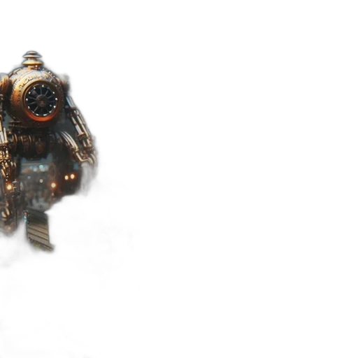 robot, jacket, creature, mask transparent PNG cut-out
