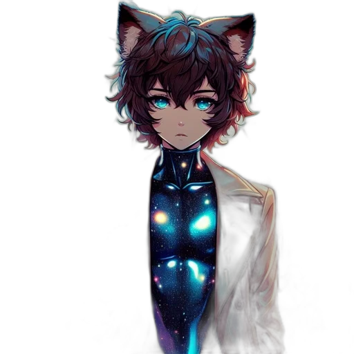 dress, staff, creature, robot transparent PNG cut-out