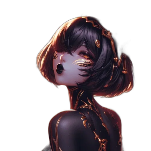 mask, dress, crown, robot transparent PNG cut-out