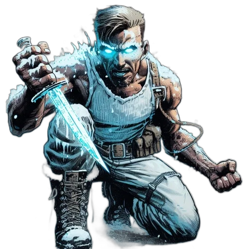weapon, staff, comic book art, concept art transparent PNG cut-out