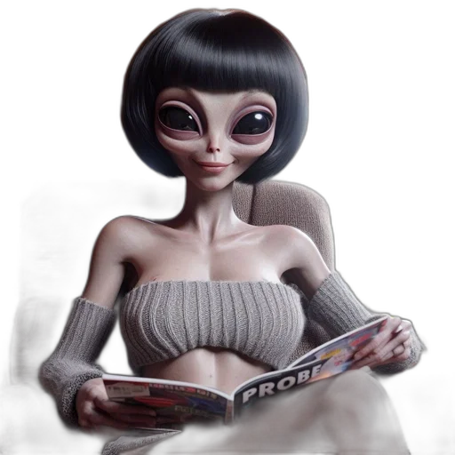 robot, dress, creature, concept art transparent PNG cut-out