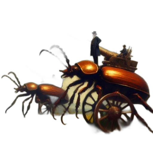 car, creature, animal, robot transparent PNG cut-out