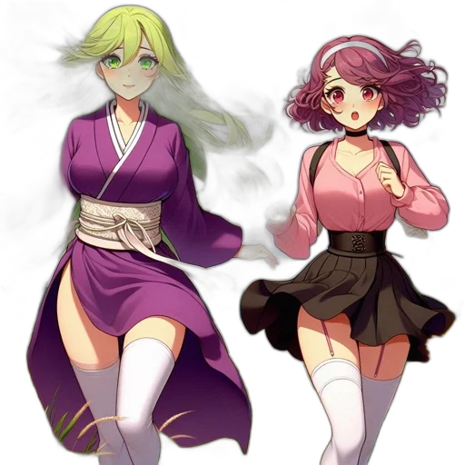 dress, concept art, anime, pixel art transparent PNG cut-out