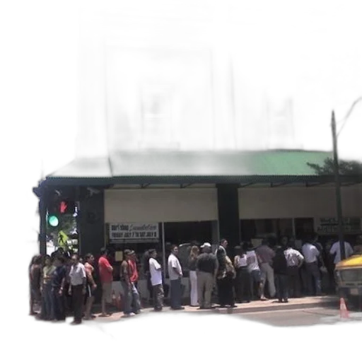 city street, group, people, stand transparent PNG cut-out