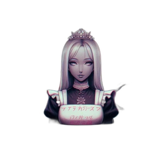 crown, jewelry, staff, robot transparent PNG cut-out
