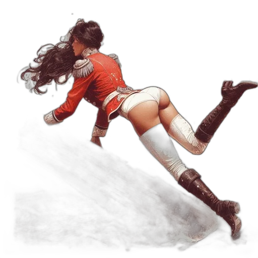 fantasy art, concept art, comic book art, photorealistic transparent PNG cut-out
