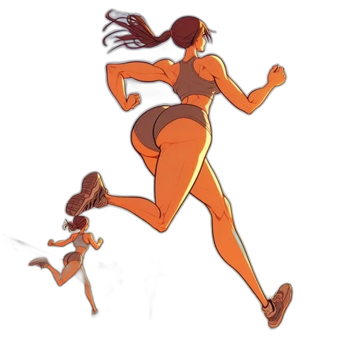 concept art, comic book art, cartoon, watercolor transparent PNG cut-out