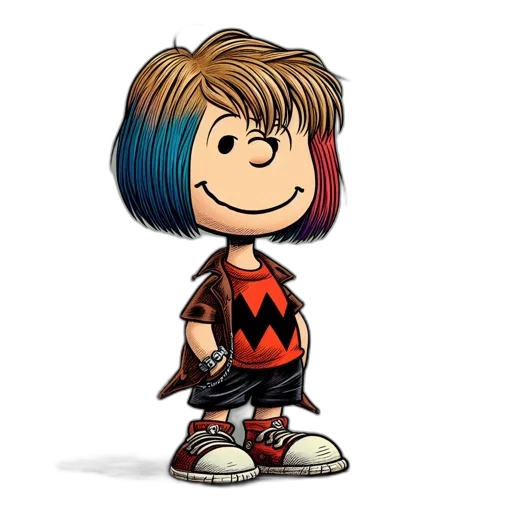 dress, hair, robot, cartoon transparent PNG cut-out