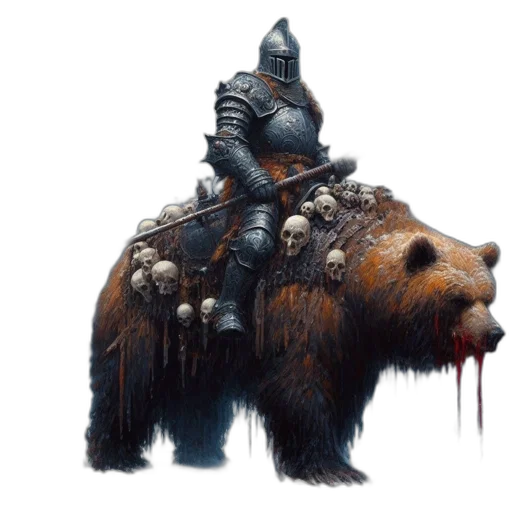 sword, animal, concept art, fantasy art transparent PNG cut-out