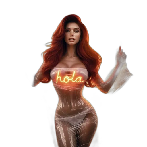 dress, concept art, fantasy art, comic book art transparent PNG cut-out