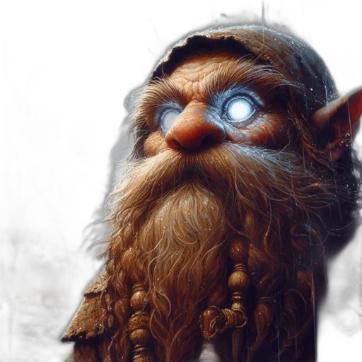 face, creature, mask, staff transparent PNG cut-out