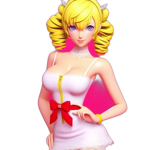 dress, staff, 3d render, concept art transparent PNG cut-out