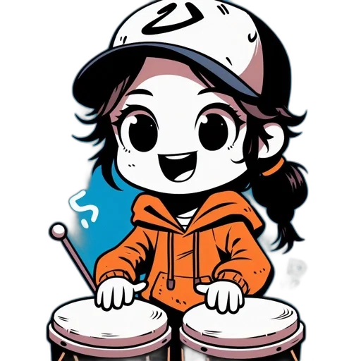 staff, cartoon, comic book art, anime transparent PNG cut-out