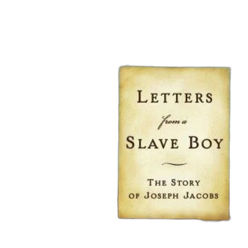 letters, slave, boy, story transparent PNG cut-out