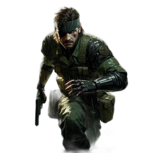 weapon, face, concept art, photorealistic transparent PNG cut-out