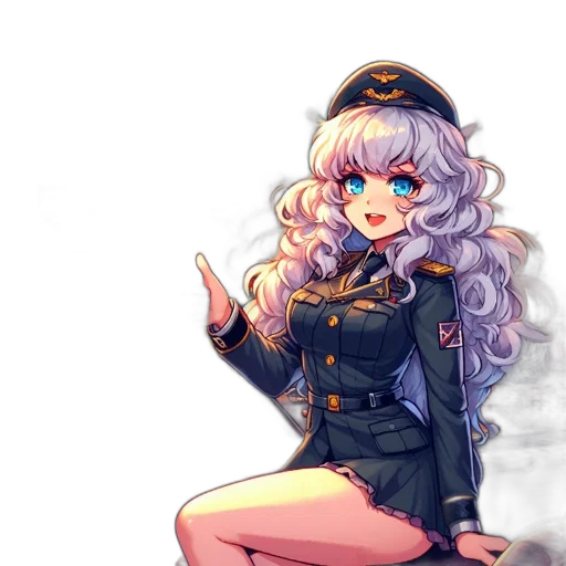 staff, jacket, weapon, hat transparent PNG cut-out