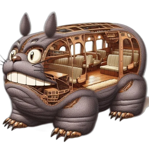 car, furniture, animal, creature transparent PNG cut-out