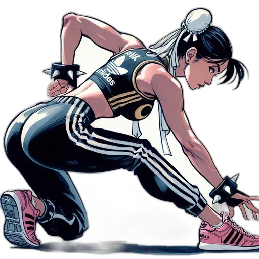 shoes, weapon, comic book art, cyberpunk transparent PNG cut-out