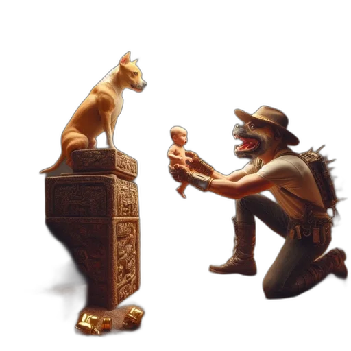 concept art, 3d render, fantasy art, photorealistic transparent PNG cut-out
