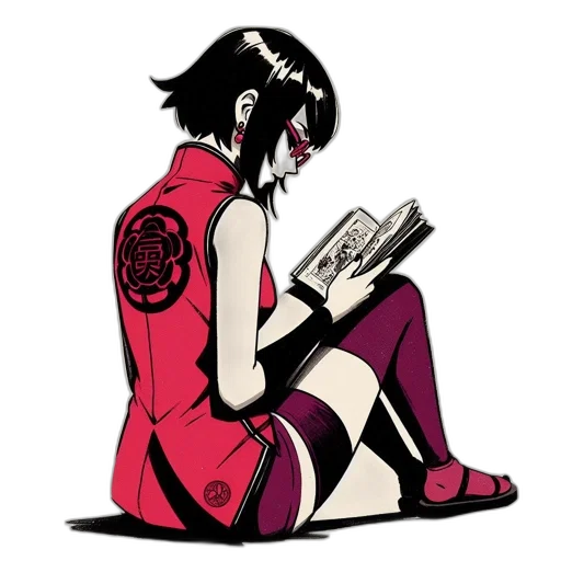 jacket, weapon, crown, comic book art transparent PNG cut-out
