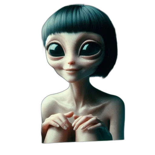 face, dress, robot, creature transparent PNG cut-out