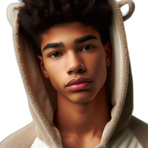 face, jacket, hair, dragon transparent PNG cut-out