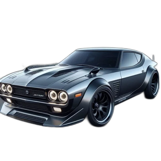 car, photorealistic, 3d render, concept art transparent PNG cut-out