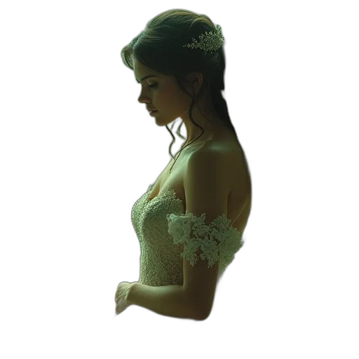 dress, jewelry, crown, mask transparent PNG cut-out