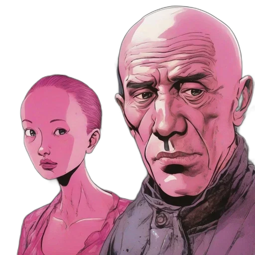 face, mask, comic book art, concept art transparent PNG cut-out