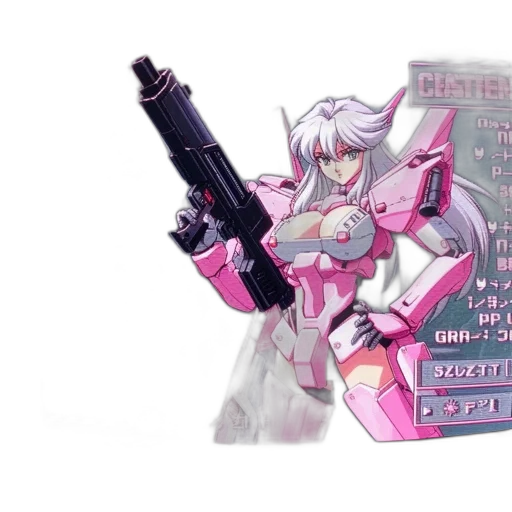 weapon, robot, concept art, anime transparent PNG cut-out