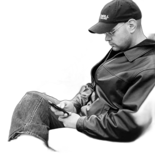jacket, hat, staff, shoes transparent PNG cut-out
