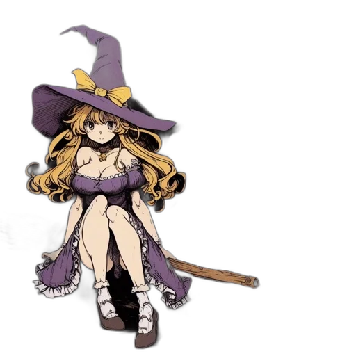 hat, staff, weapon, pixel art transparent PNG cut-out