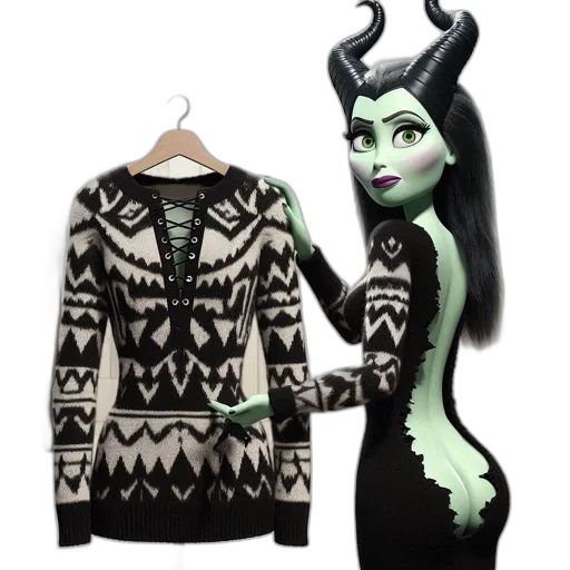 dress, jacket, concept art, 3d render transparent PNG cut-out