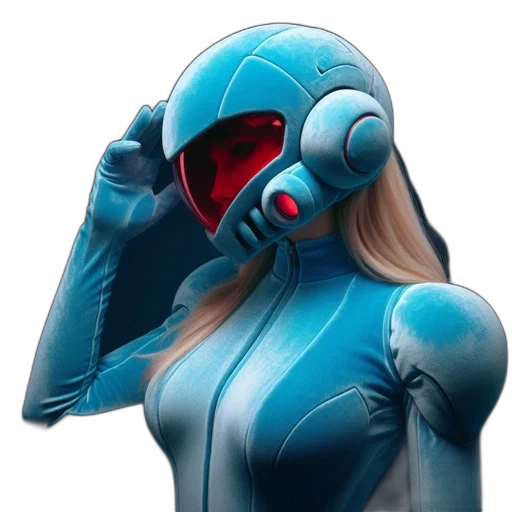 mask, robot, face, jacket transparent PNG cut-out
