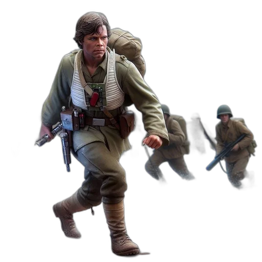 weapon, jacket, concept art, 3d render transparent PNG cut-out